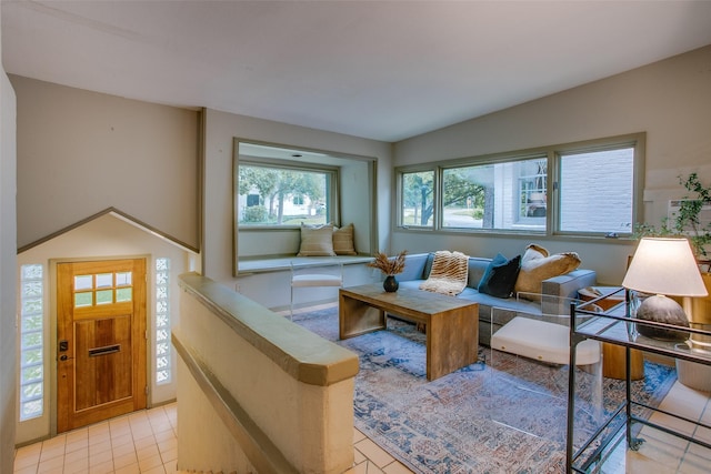 1311 Cedar Hill Ave, Dallas, TX 75208 - living area with light tile patterned floors