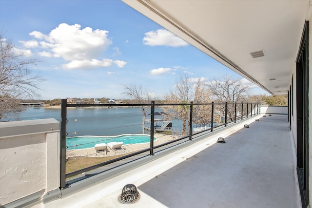 8917 Random Rd, Fort Worth, TX 76179 - balcony with a water view and visible vents