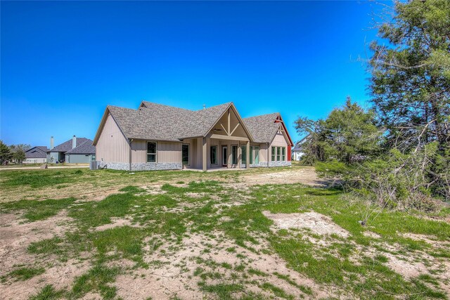 view of back of property