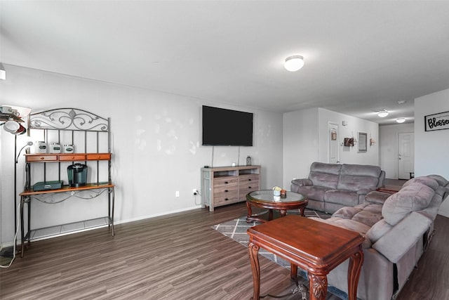 5625 Mcclelland St, Forney, TX 75126 - living area with wood finished floors and baseboards