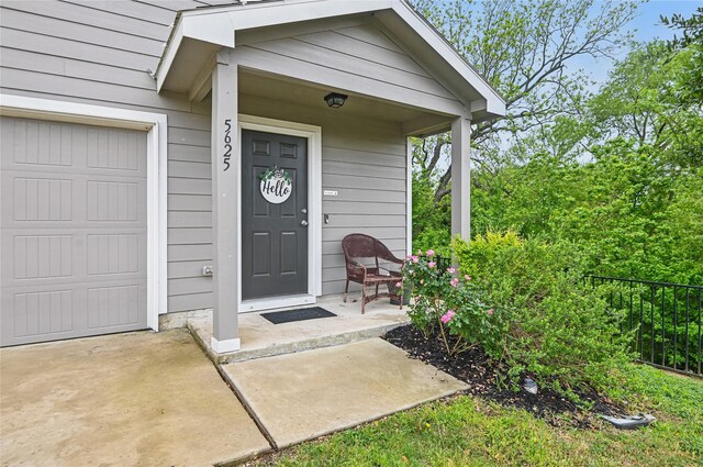 5625 Mcclelland St, Forney, TX 75126 - entrance to property featuring a garage and a porch