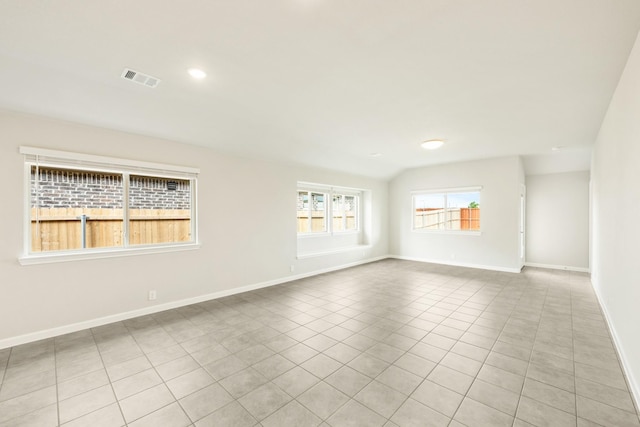 3255 Blossom Trl, Crandall, TX 75114 - tiled spare room featuring baseboards and recessed lighting