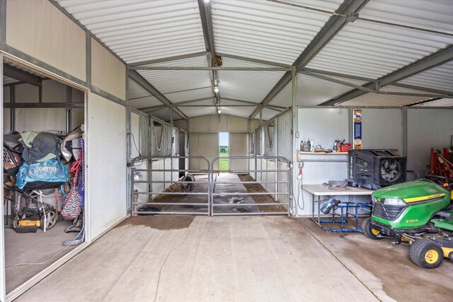 view of stable