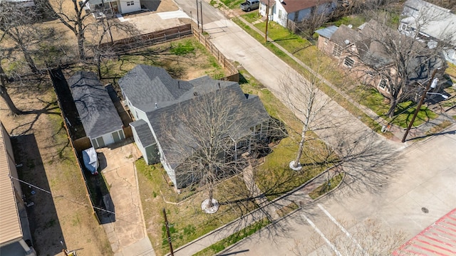 birds eye view of property featuring a residential view