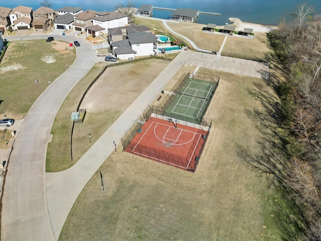 12265 Indian Creek Dr, Fort Worth, TX 76179 - drone / aerial view featuring a residential view and a water view