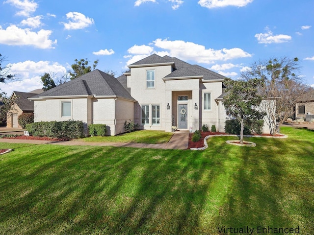 12265 Indian Creek Dr, Fort Worth, TX 76179 - view of front facade featuring a front lawn