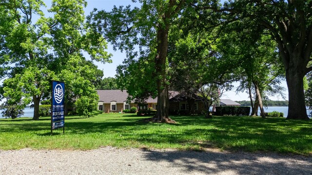 39 Lakeside Dr, Star Harbor, TX 75148 - view of home's community with a yard and a water view