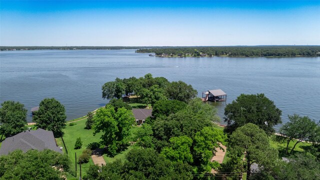 39 Lakeside Dr, Star Harbor, TX 75148 - aerial view of a large body of water