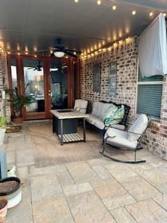 630 Warner Dr, Anna, TX 75409 - view of patio / terrace featuring a ceiling fan