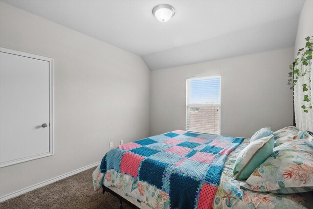 3013 Dominion St, Denton, TX 76209 - unfurnished bedroom featuring carpet, baseboards, and vaulted ceiling
