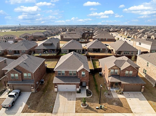 drone / aerial view featuring a residential view