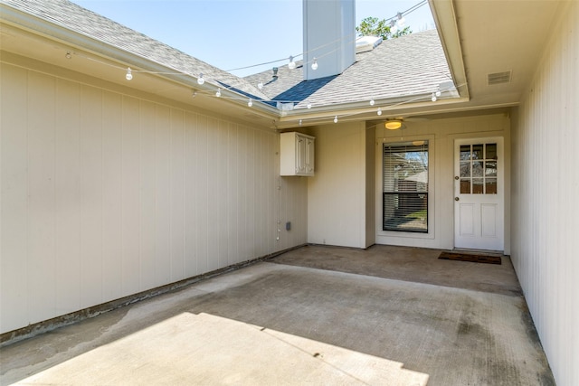 view of patio / terrace with visible vents