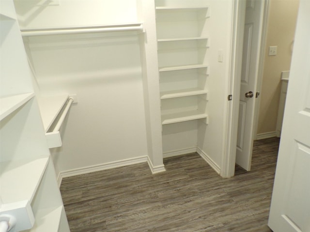 18287 County Road 4001, Mabank, TX 75147 - walk in closet featuring dark wood-style flooring
