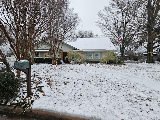 view of ranch-style house