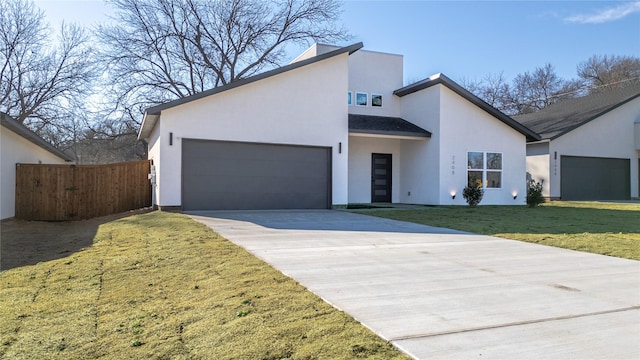 2408 Givendale Rd, Dallas, TX 75241 - view of front of property featuring concrete driveway, stucco siding, and a garage