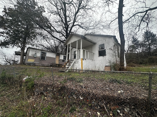 view of front of home