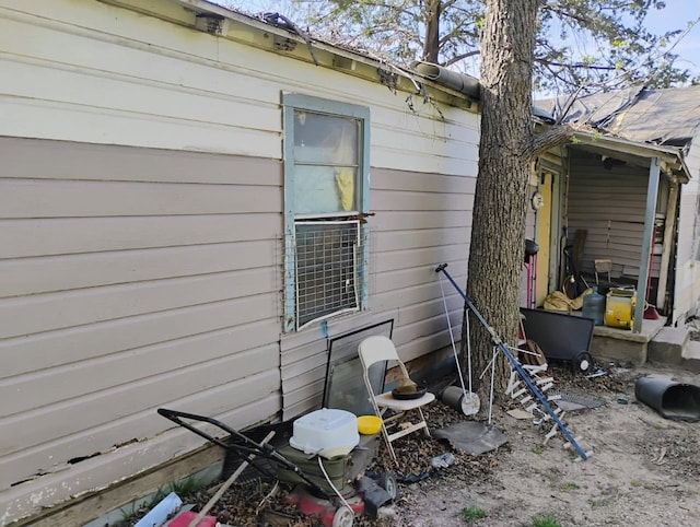 view of home's exterior