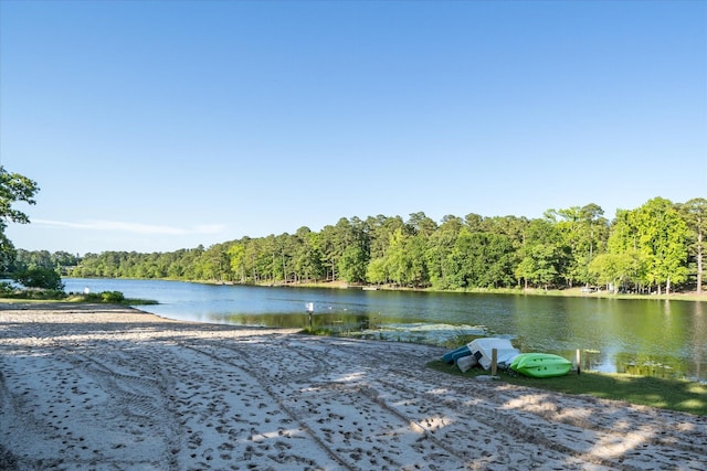 736 Wildwood Trl, Holly Lake Ranch, TX 75765 - water view featuring a forest