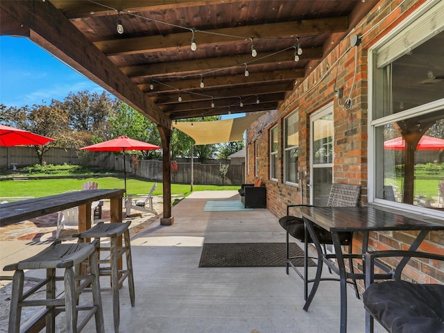 2905 Cabot Ln, Mckinney, TX 75072 - view of patio with outdoor dining area