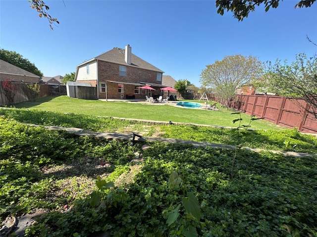 2905 Cabot Ln, Mckinney, TX 75072 - view of yard featuring a patio area