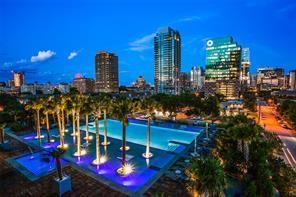 view of pool featuring a city view