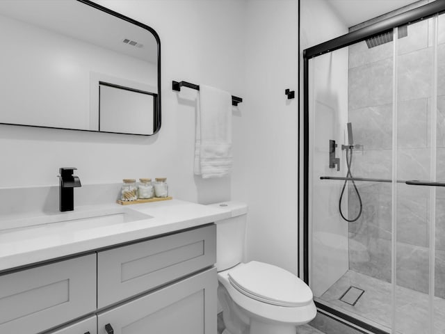 310 Harborview Dr, Rockwall, TX 75032 - full bath with toilet, vanity, and a shower stall