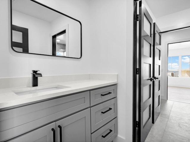 310 Harborview Dr, Rockwall, TX 75032 - bathroom featuring vanity and tile patterned floors