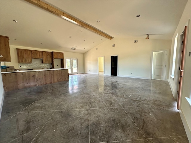 TBD5 Cowley Rd, Whitt, TX 76486 - unfurnished living room featuring baseboards