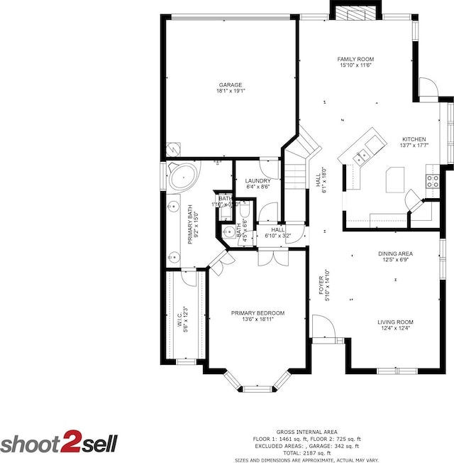 9005 Crown Point Cir, Irving, TX 75063 - property floor plan