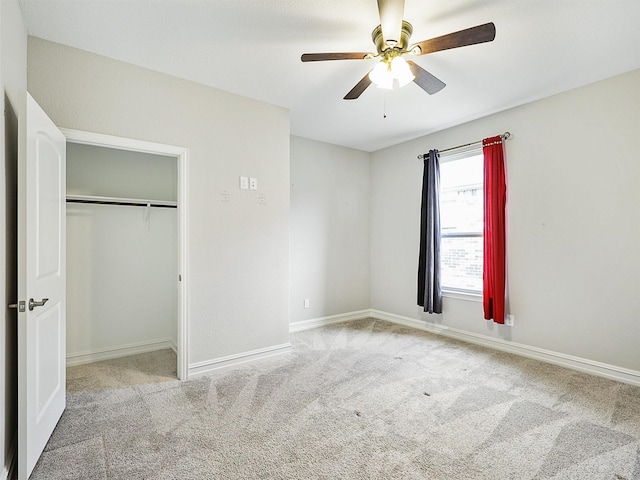1722 Port Royal Ln, Frisco, TX 75036 - unfurnished bedroom with carpet flooring, a closet, baseboards, and a ceiling fan