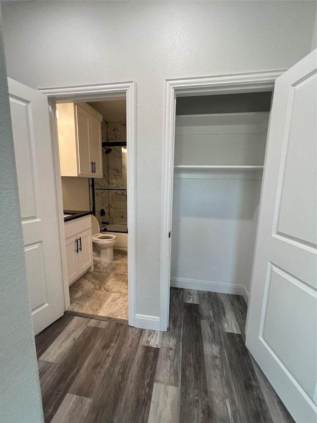 view of closet
