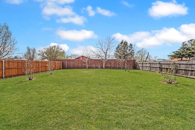 14514 Seagoville Rd, Dallas, TX 75253 - view of yard with a fenced backyard