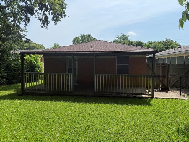 2608 N Hickory St, Sherman, TX 75092 - back of house featuring a shingled roof