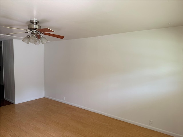 2608 N Hickory St, Sherman, TX 75092 - spare room with wood finished floors and a ceiling fan