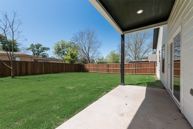 4515 Eutopia St, Greenville, TX 75401 - view of yard featuring a patio area and a fenced backyard
