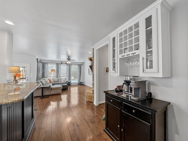 7601 Glenwood Springs Ln, Mckinney, TX 75070 - interior space with baseboards and dark wood finished floors