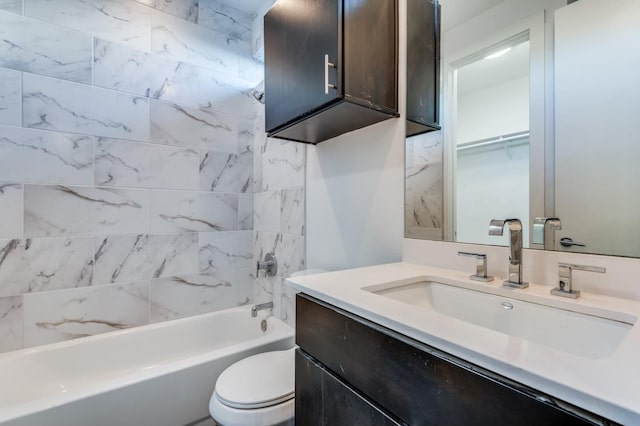 4609 Steel St, Dallas, TX 75219 - full bath with vanity, toilet, and shower / bathtub combination