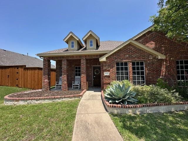 1615 Summerfield Dr, Allen, TX 75002 - view of front of property with brick siding