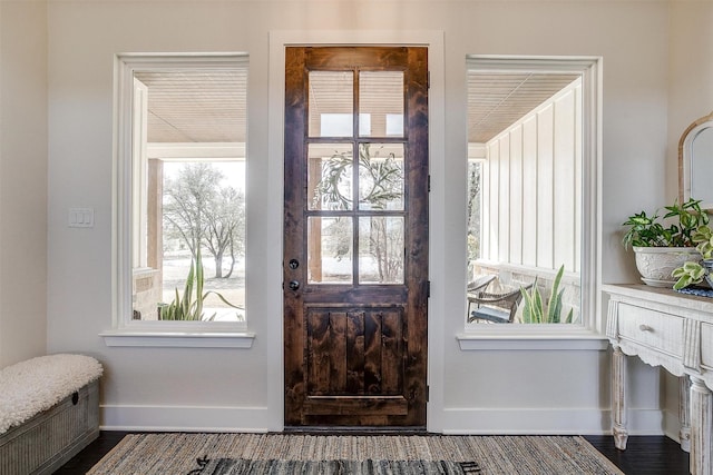 201 Flat Rock Ln, Weatherford, TX 76088 - foyer entrance featuring baseboards
