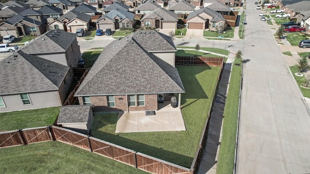 9032 Weepy Hollow Trl, Fort Worth, TX 76179 - bird's eye view featuring a residential view