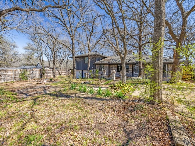 1805 Jamaica Ln, Sherman, TX 75092 - view of yard featuring fence
