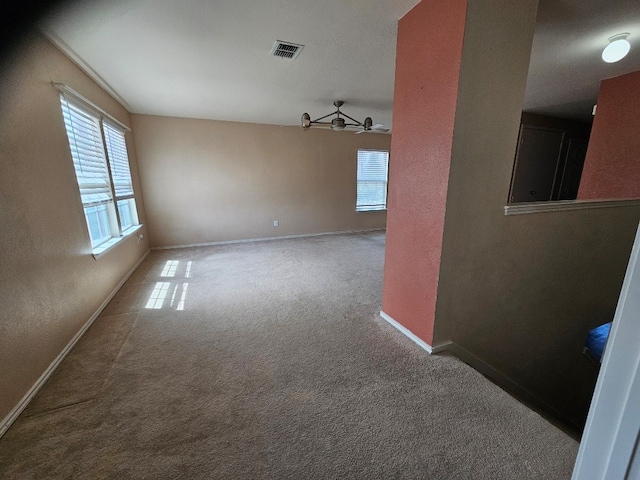 1416 Connie St, Burleson, TX 76028 - carpeted spare room featuring a wealth of natural light and baseboards