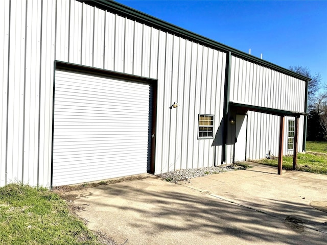 view of outbuilding with an outdoor structure