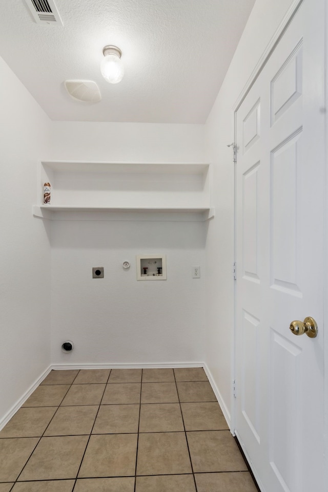 laundry room featuring visible vents, gas dryer hookup, washer hookup, laundry area, and hookup for an electric dryer