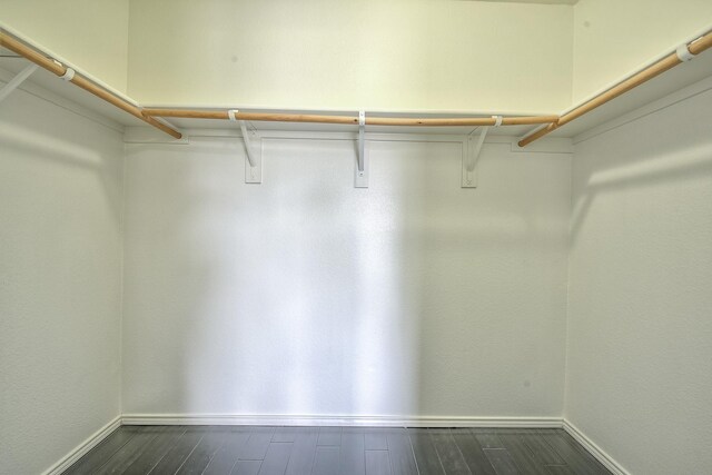2444 Horseback Trl, Fort Worth, TX 76177 - spacious closet with dark wood finished floors