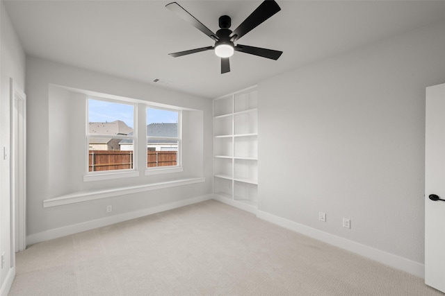 7127 Seagrove Ct, Grand Prairie, TX 75054 - unfurnished room with ceiling fan and light carpet