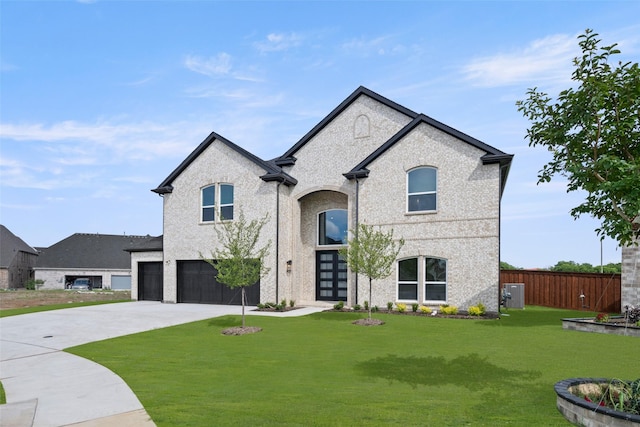 7127 Seagrove Ct, Grand Prairie, TX 75054 - french provincial home with a garage and concrete driveway