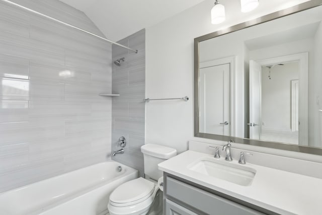 3668 Torrance Blvd, Frisco, TX 75034 - full bathroom with shower / tub combo with curtain, vanity, toilet, and visible vents
