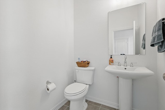 1417 Horizon Way, Northlake, TX 76247 - bathroom with toilet, tile patterned flooring, and baseboards
