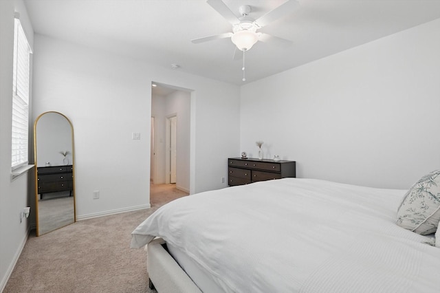 1417 Horizon Way, Northlake, TX 76247 - carpeted bedroom with baseboards and a ceiling fan